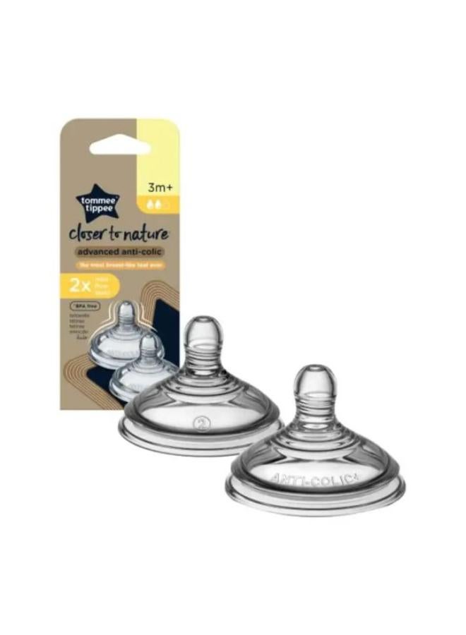 تومي تيبي حلمة تدفق متوسطة متقدمة للأطفال من عمر 3 أشهر فما فوق - Image 2