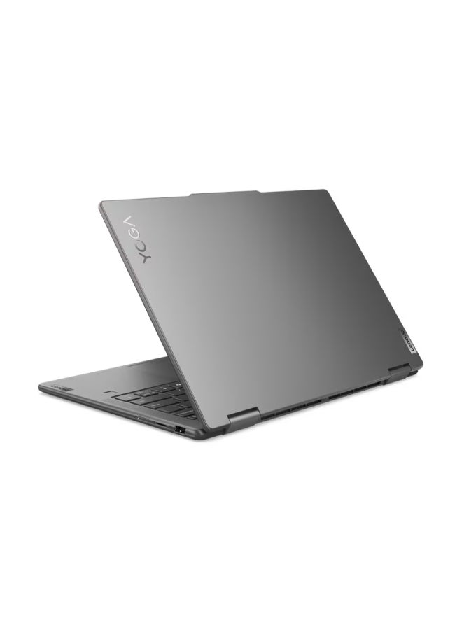 لينوفو - لابتوب يوجا 7 14IML9 2 في 1 قابل للتحويل بشاشة OLED مقاس 14 بوصة ودقة 2.8K ومعالج كور i7 وذاكرة وصول عشوائي رام سعة 16 جيجابايت ومحرك أقراص اس اس دي سعة 1 تيرابايت ونظام تشغيل ويندوز 11 ومعالج انتل ايريس اكس اي مدمج الإنجليزية/العربية رمادي عاصفي - Image 1