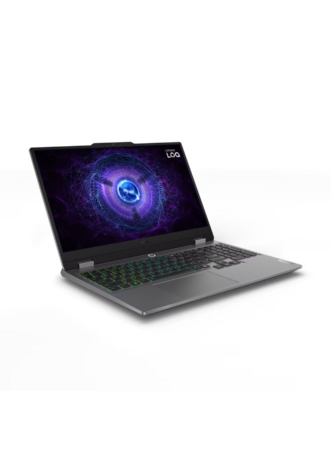 Lenovo - LOQ 3 15IRX9 Gaming Laptop With 15.6-Inch FHD Display, Core i7-13650HX Processor/16GB RAM/512GB SSD/6GB Nvidia Geforce RTX 3050 Graphics Card/Windows 11 English/Arabic Luna Grey - Image 1