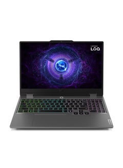 LOQ 3 15IRX9 Gaming Laptop With 15.6-Inch FHD Display, Core i7-13650HX Processor/16GB RAM/512GB SSD/6GB Nvidia Geforce RTX 3050 Graphics Card/Windows 11 English/Arabic Luna Grey