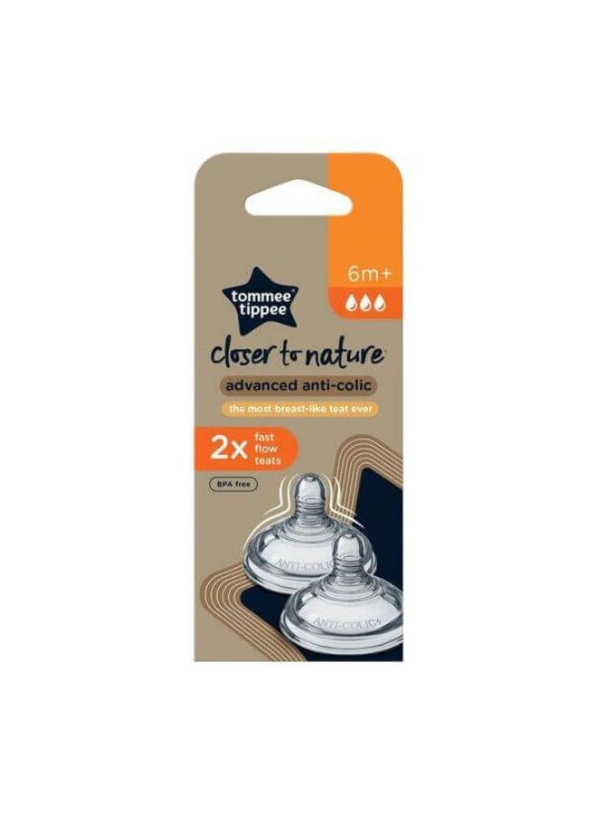 tommee tippee Anticolic Fast Flow Teats  - Image 2