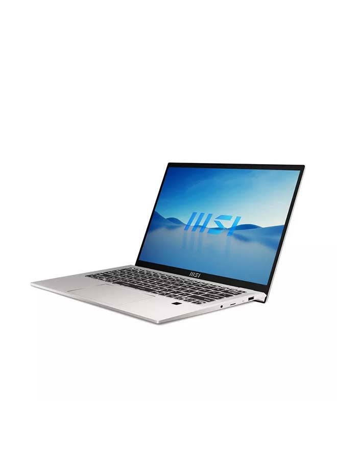 MSI - Prestige 14 Evo B13M Laptop With 14-Inch FHD Display, Core i5-13420H Processor/8GB RAM/512GB SSD/Intel Iris XE Graphics Card/Windows 11 English/Arabic Urban Silver - Image 1