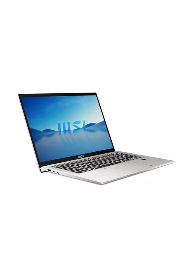 MSI - Prestige 14 Evo B13M Laptop With 14-Inch FHD Display, Core i5-13420H Processor/8GB RAM/512GB SSD/Intel Iris XE Graphics Card/Windows 11 English/Arabic Urban Silver - Image 1