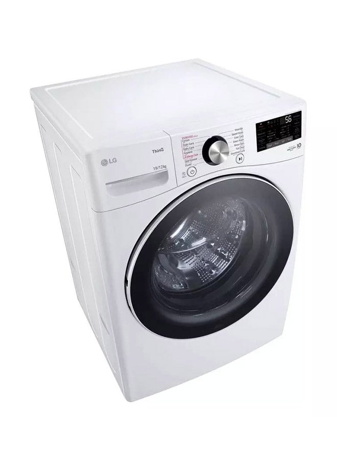 Front Load Washer Dryer Combo 19/12kg White WS1912WHT White
