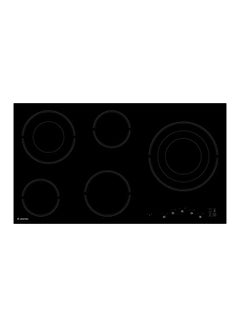 Ariston Built In Electric Vitro Ceramic Hob 90 cm 5 Cooking Zones Black HR9020B Black Glass  - Image 1