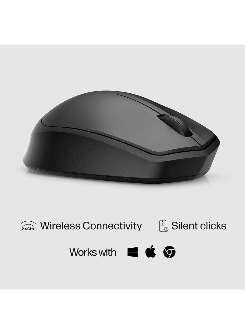 HP - 280 Silent Wireless Mouse Black - Image 1