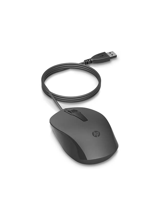 HP Wired Mouse Black - Image 1