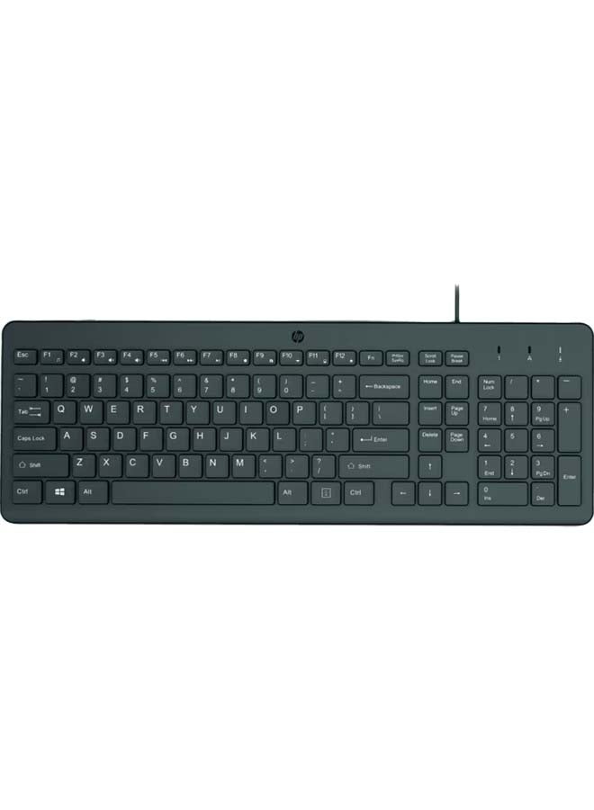 HP Wired Mouse Black 