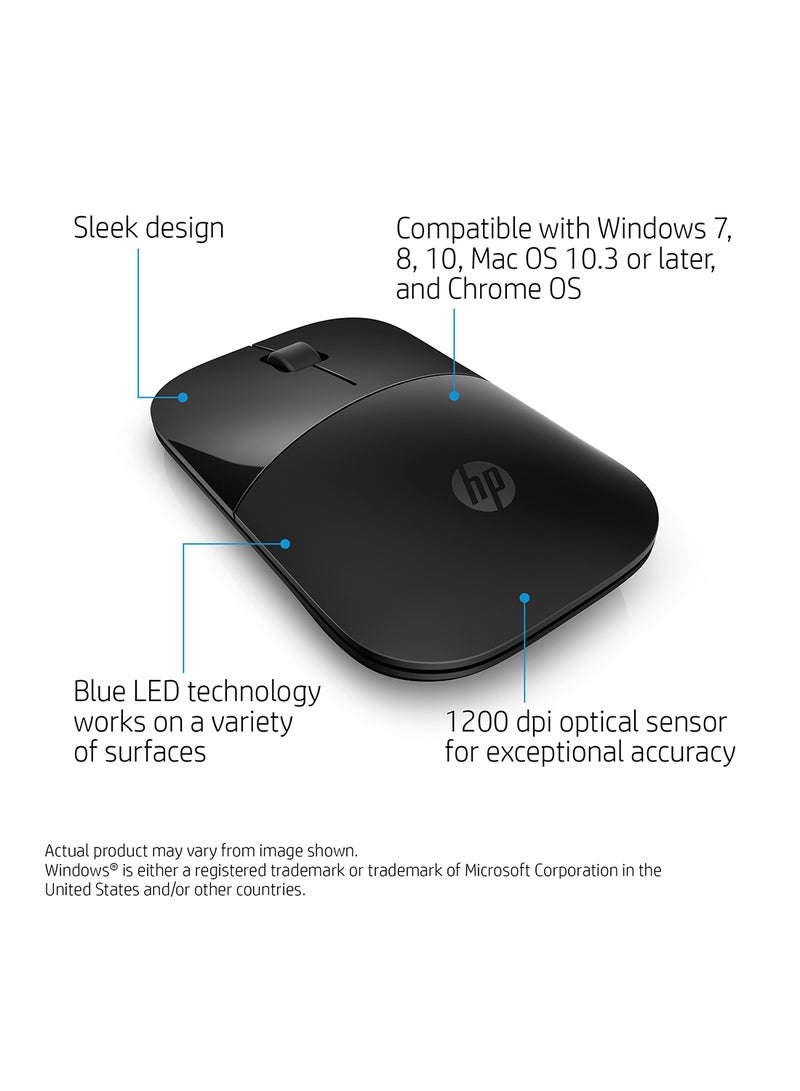 HP - Z3700 Wireless Mouse Black Onyx - Image 1
