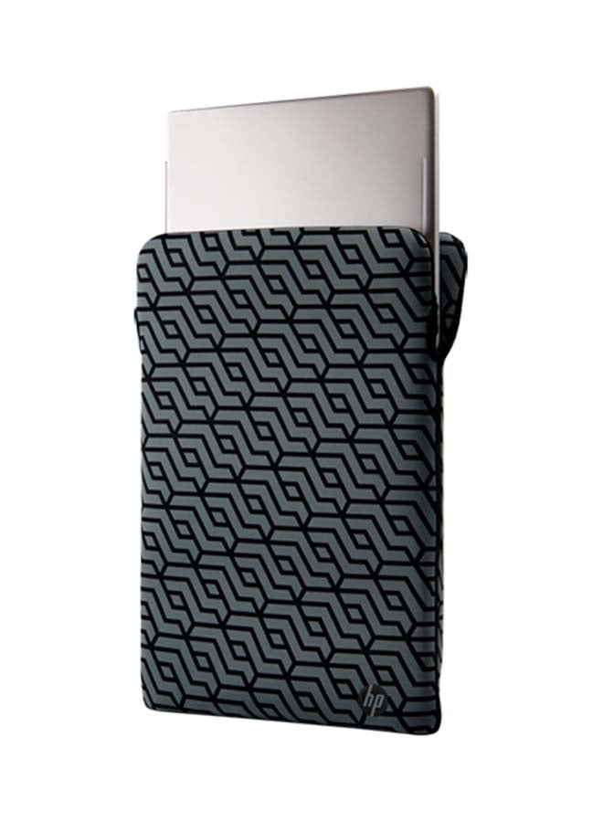 HP Reversible Protective 14.1-inch Geo Laptop Sleeve Black  - Image 3
