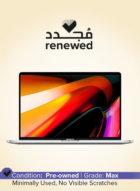 Renewed - MacBook Pro A2141 (2019) Laptop With 16-Inch 4K Display, Intel Core i9 Processor/Octa Core/32GB RAM/512GB SSD/macOS English Silver