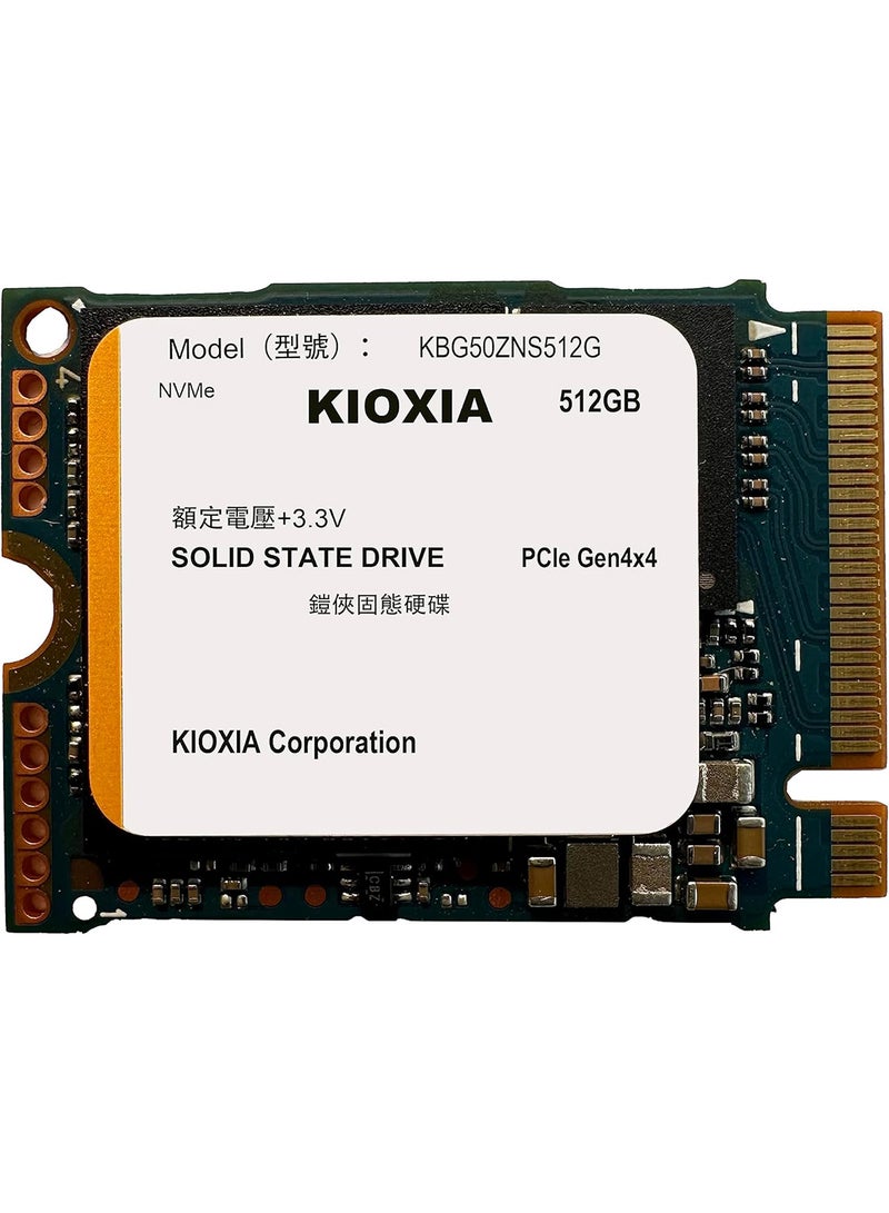 كيوكسيا SSD 512GB M.2 2230 30mm NVMe PCIe 4.0 Gen 4 x 4 BG5 (OEM)  - Image 1
