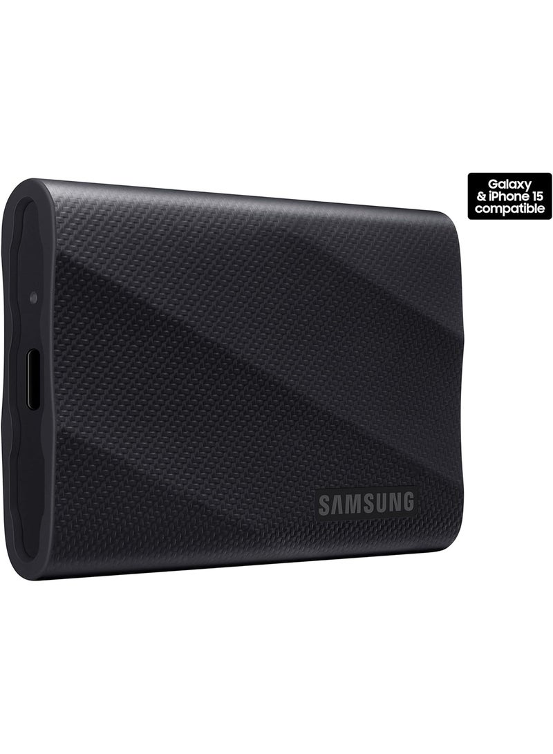 Samsung - T9 4TB, Portable SSD, up to 2000MB/s, USB 3.2 Gen 2x2 (20Gbps) NVMe, Rugged, for Photographers, Content Creators and Gaming, External Solid State Drive (MU-PG4T0B/AM) 4 TB - Image 1