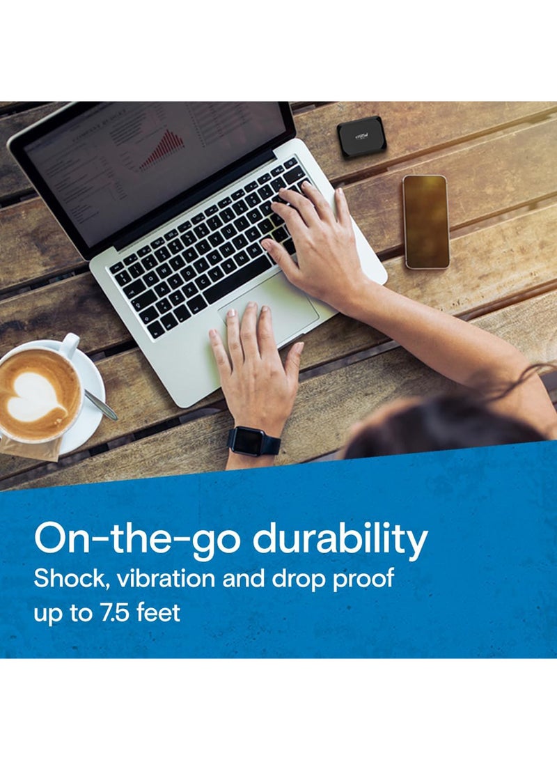 X9 2TB Portable SSD - Up to 1050MB/s Read - PC and Mac, Lightweight and Small with 3-Month Mylio Photos+ Offer - USB 3.2 External Solid State Drive - CT2000X9SSD902 2 TB