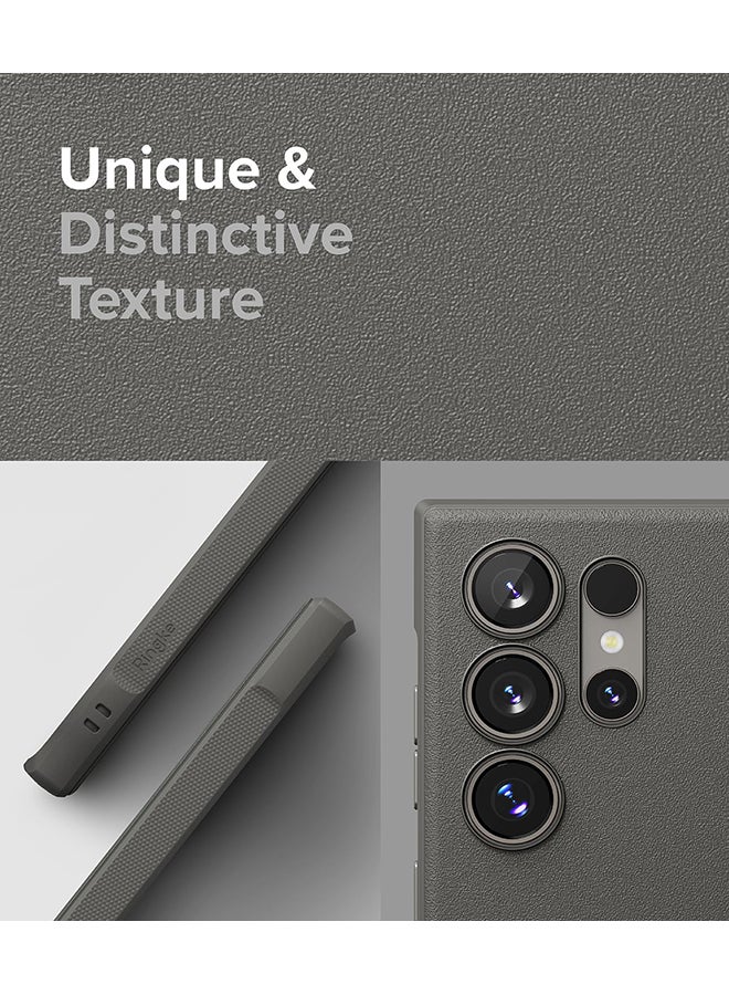 Ringke Onyx Case For Samsung S24 Ultra 5G (2024) Case Enhanced Grip Tough Flexible TPU Shockproof Rugged TPU Bumper Drop Protection Phone Cover- Gray - Image 3