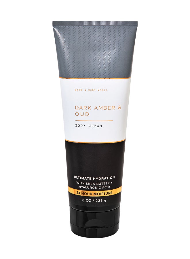 باث آند بودي وركس كريم الجسم للترطيب الفائق من دارك أمبر عود