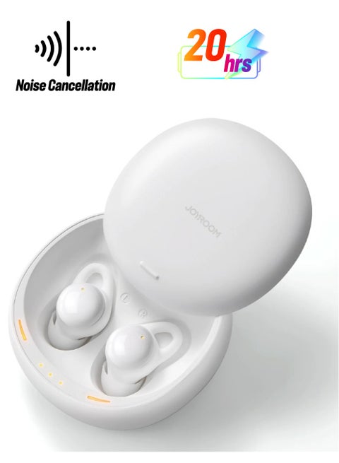سماعات أذن True Wireless Sleep ANC سماعات أذن للنوم غير مرئية للنوم الجانبي، سماعات نوم مريحة لحجب الضوضاء، سماعات بلوتوث 5.3 لاسلكية للنوم للنوم
