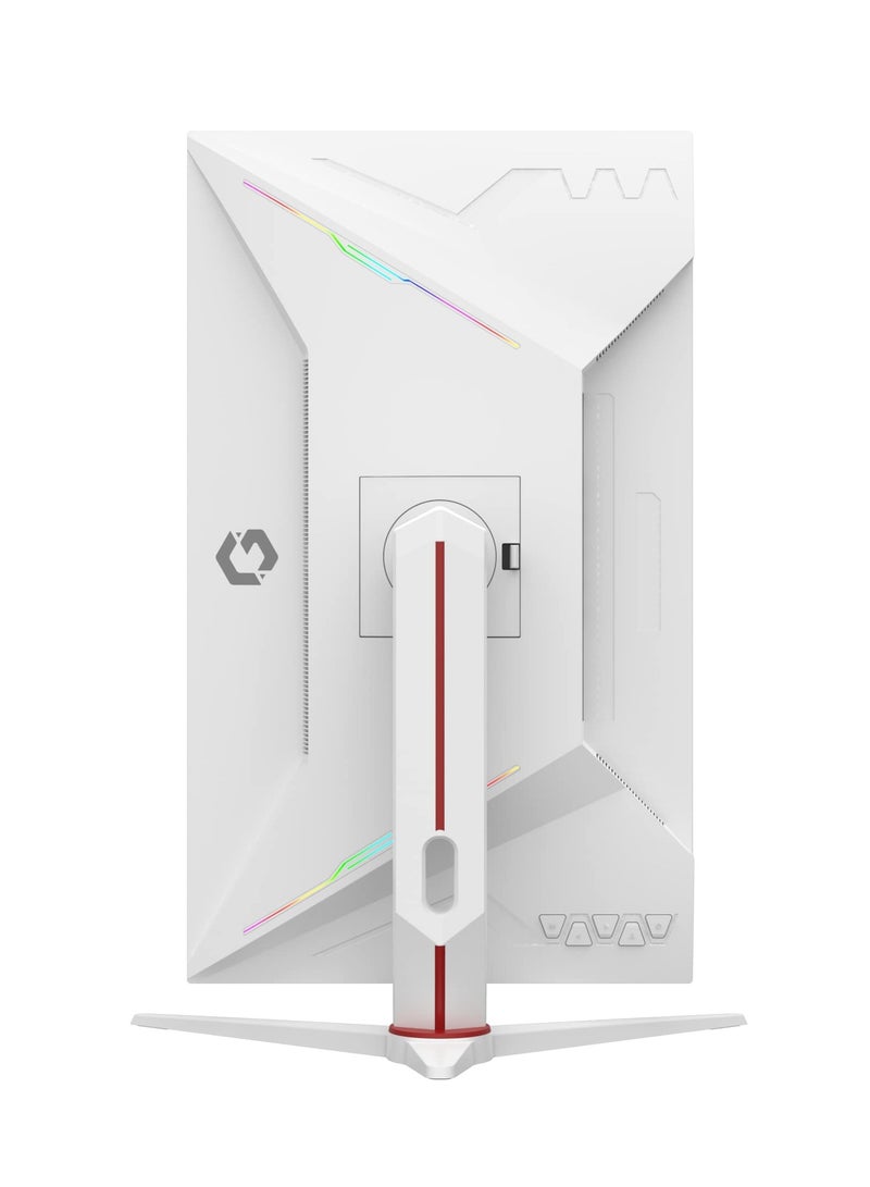 جايم أون - شاشة ألعاب GOA24FHD360IPS Artic Pro Series 24 بوصة FHD، IPS سريع 360 هرتز، شاشة E-LED MPRT 0.5 مللي ثانية، HDMI 2.1، حامل VESA، مزامنة G-Sync مع عناصر RBG (يدعم PS5) أبيض - Image 1
