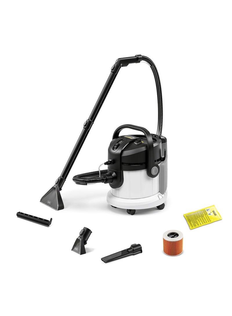 KARCHER SE 4 Select 3-in-1 Spray Extraction Cleaner (Carpet & Upholstery, Wet/Dry Vacuum), 1000W, 4L Tanks 4 L 1400 W 10811530 White  - Image 1