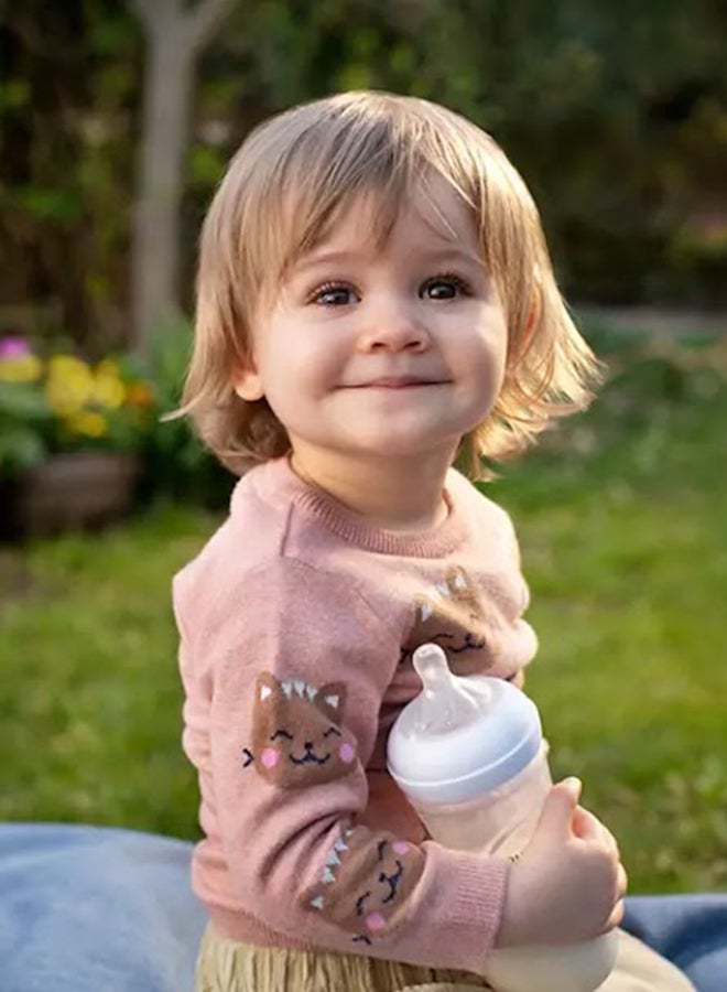 PHILIPS AVENT Pack Of 2 Natural Feeding Bottle With Responsive Teat, 330 ML  - Image 5
