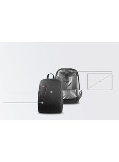 ASUS Nereus Backpack fits 16 inch laptop and provide comfortable carry with light, perfect for all-day use Black  - Image 2