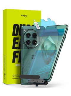Ringke Dual Easy Film 2 Pack For OnePlus 12 Screen Protector, Anti-Fingerprint 4-Layer HD Quality Full Cover Protection Film With Easy Installation Tool Clear  - Image 1