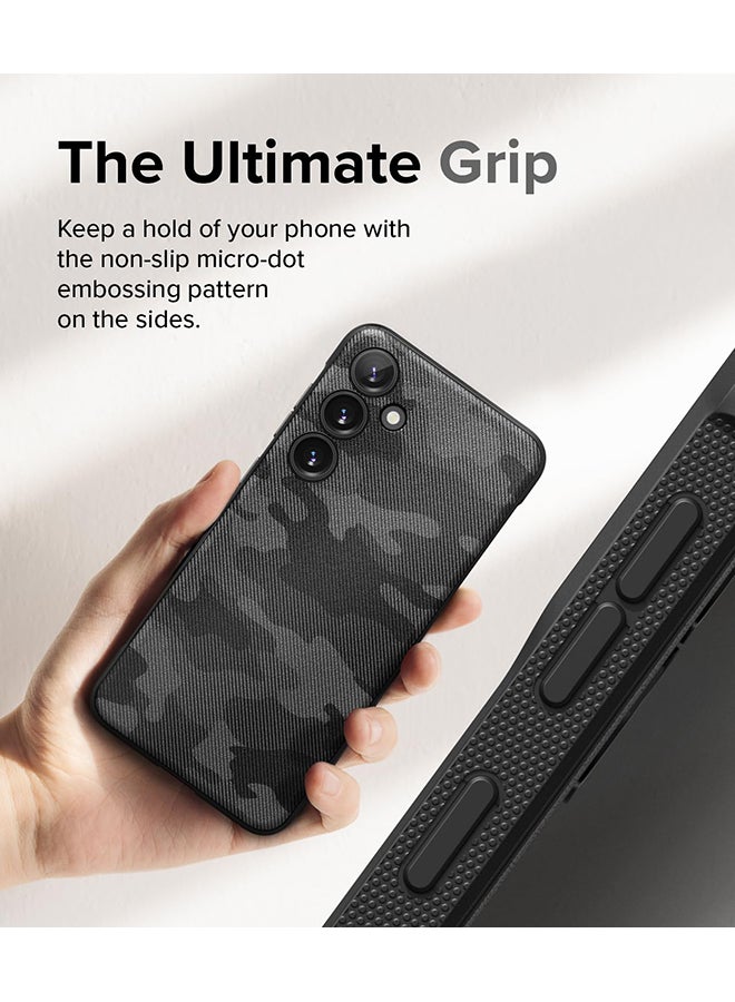 Ringke Onyx Magnetic For Samsung S24 Plus 5G 2024 Case Enhanced Grip Tough Flexible TPU Bumper Drop Protection Phone Cover Camo Black  - Image 5