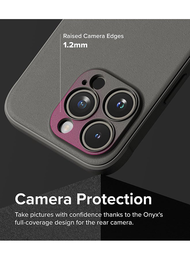 Ringke Onyx Case For iPhone 15 Pro Max Enhanced Grip Tough Flexible TPU Shockproof Rugged TPU Bumper Drop Protection Phone Cover Gray  - Image 5