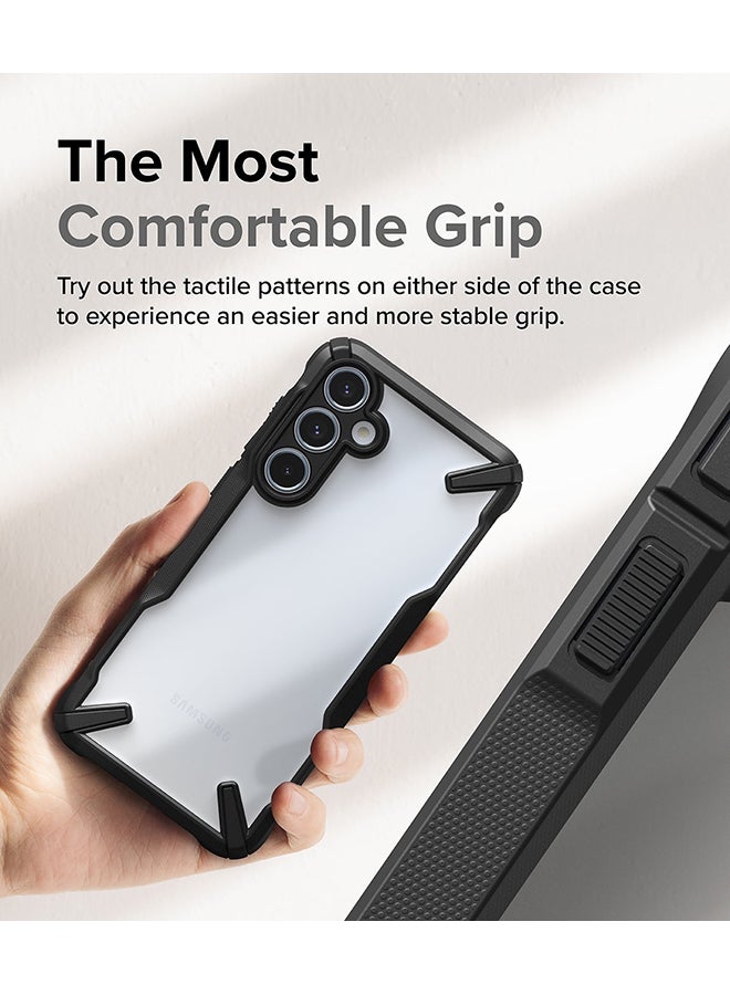 Ringke Fusion-X Case For Samsung Galaxy A35 5G, Military-Grade Protection Anti-Scratch Advanced Rugged Heavy Duty Bumper Phone Case Black - Image 4