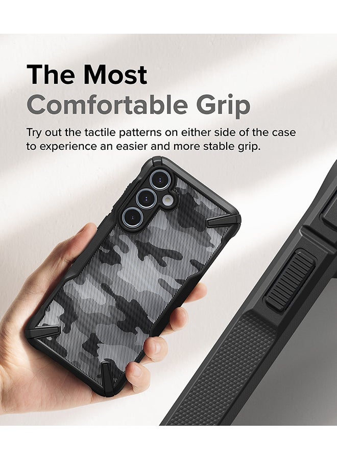 Ringke Fusion-X Case For Samsung Galaxy A35 5G, Military-Grade Protection Anti-Scratch Advanced Rugged Heavy Duty Bumper Phone Case Camo Black - Image 4