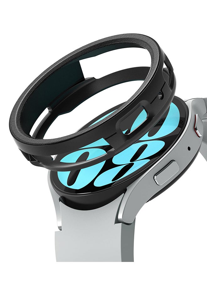 Ringke Air Sports For Samsung Galaxy Watch 6 40Mm Case, Thin Soft Flexible Rugged TPU Raised Bezel Frame Protective Button Cover Black - Image 1