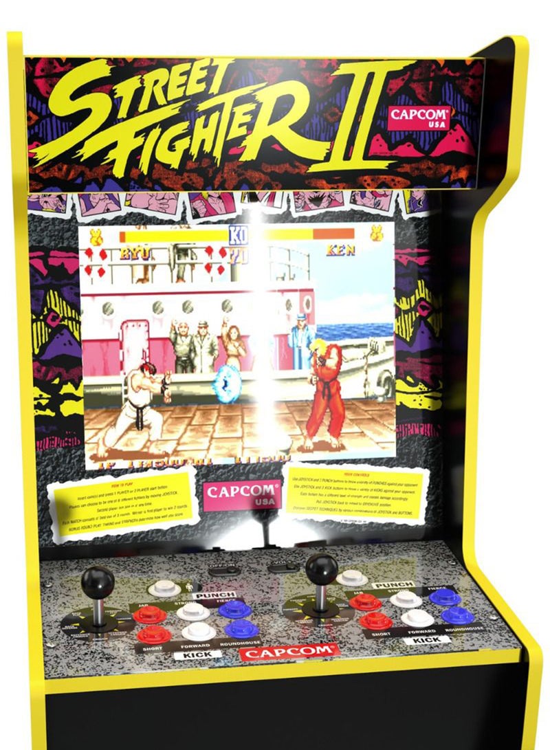 أركايد1أب - Arcade1Up Capcom Street Fighter II Legacy Edition ماكينة الأركيد - Image 1