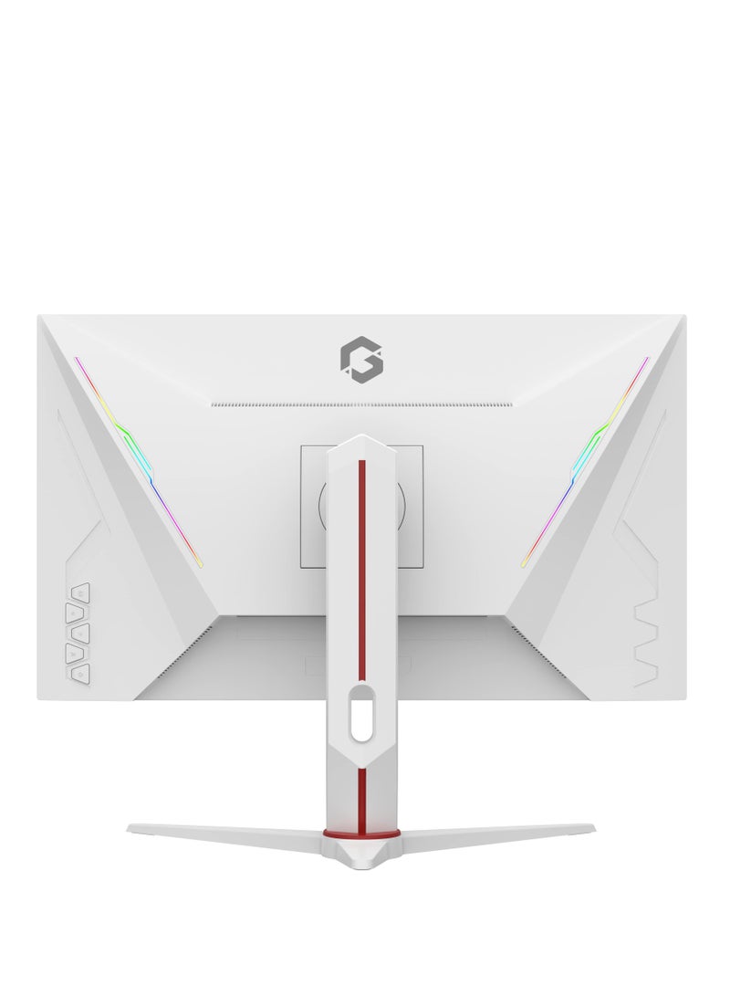 جايم أون - GOA27FHD360IPS Artic Pro Series 27 بوصة، شاشة IPS سريعة للألعاب مع إضاءة خلفية RGB - FHD 360 هرتز، 0.5 مللي ثانية، HDMI 2.1، حامل MPRT VESA، متوافق مع Adaptive-Sync G-Sync (يدعم PS5) أبيض - Image 1