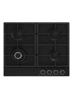 Beko Built in Gas Hob 60 cm 4 Burner integrated ignition HIAW 64225 BX black  - Image 1