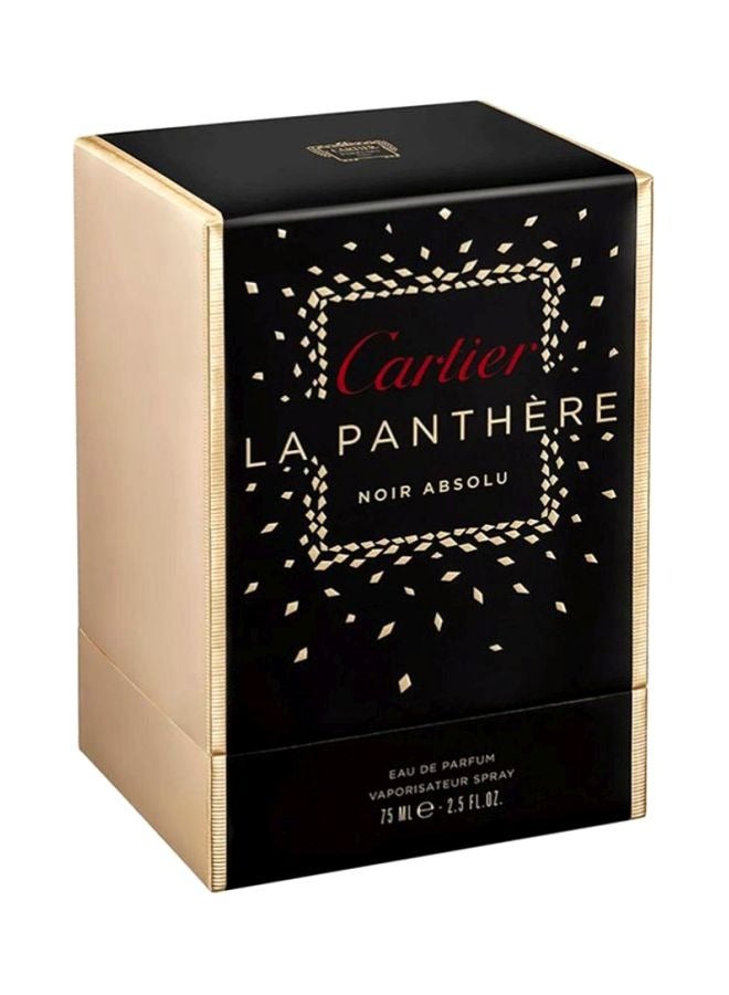 Cartier La Panthere Noir Absolu Eau de Parfum 75ml - Image 3