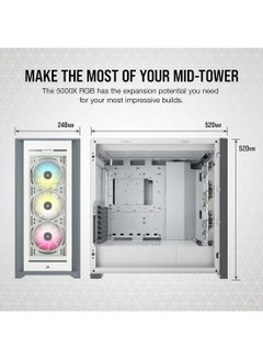 بولت Customized Gaming PC,Core i9-14900K Processor/64GB RAM/2TB SSD/24GB GeForce RTX 4090 Graphics Card/Windows 11 Home White  - Image 3