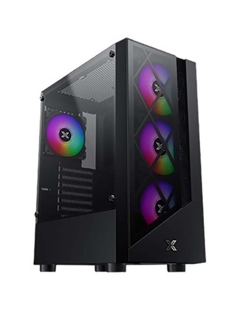 Customized Gaming PC,Core i5-12400F Processor/16GB RAM/500GB SSD/8GB GeForce RTX 4060 Graphics Card/Windows 11 Home Black