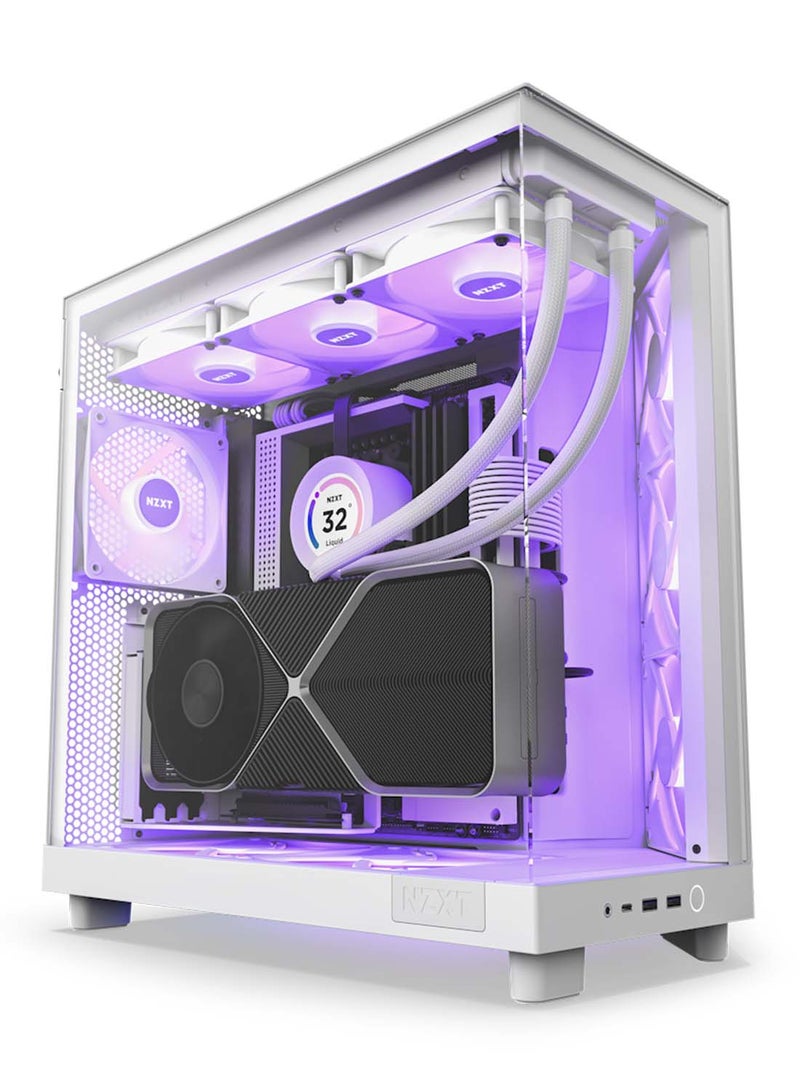 BOLT - Customized Gaming PC,Core i9-14900K Processor/64GB RAM/1TB SSD/12GB GeForce RTX 4070 Ti Graphics Card/Windows 11 Home White - Image 1