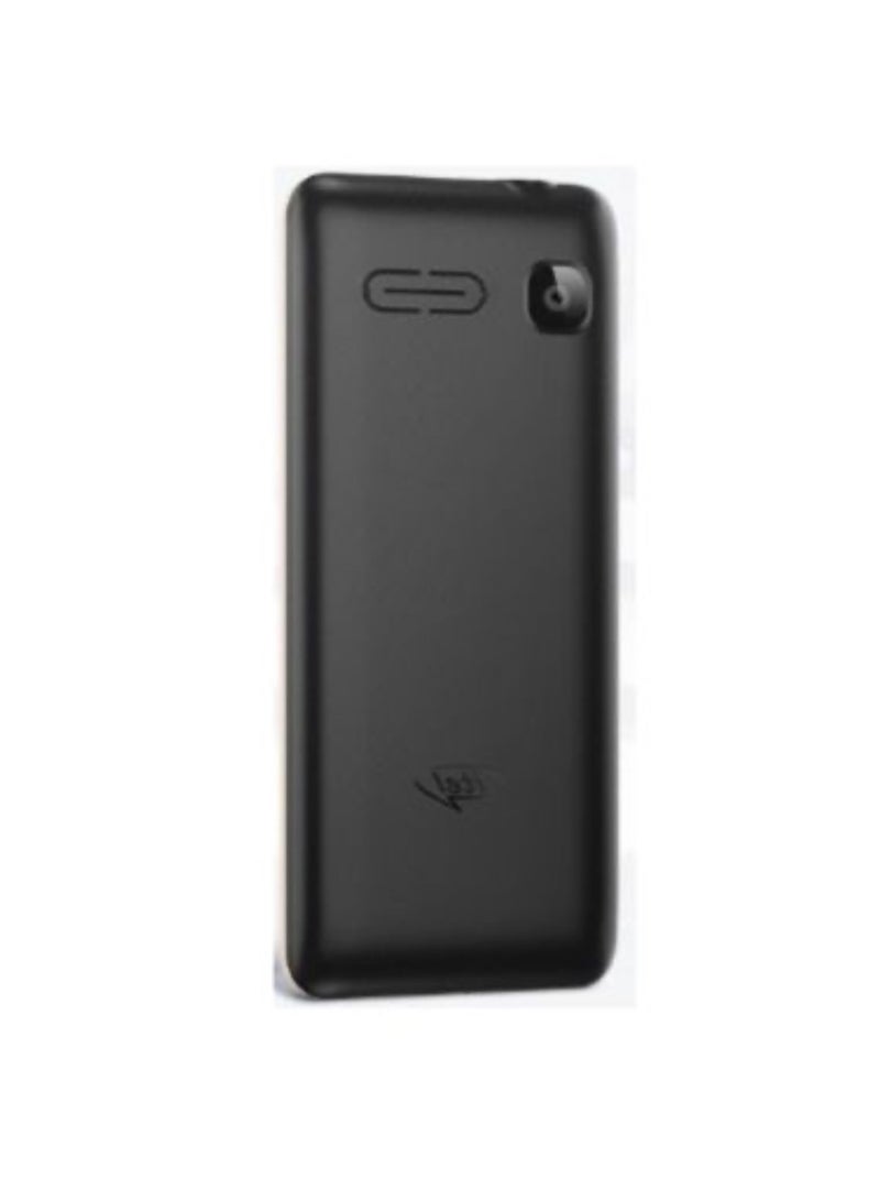 إيتيل 5606 هاتف ثنائي الشريحة بشاشة 1.8 بوصة وذاكرة وصول عشوائي 4 ميجابايت وذاكرة قراءة فقط 4 ميجابايت وبطارية 2500 مللي أمبير في الساعة - أسود - Image 2