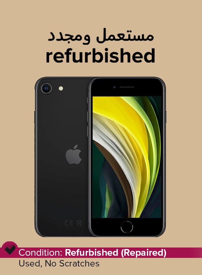 Apple - Refurbished - iPhone SE 64GB Black 4G With Facetime - International Version - Image 1