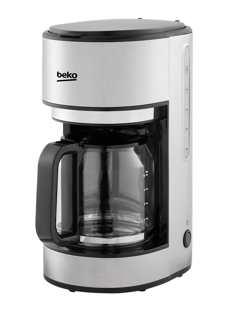 Beko Filter Coffee Machine, Carafe Material (Glass), Keep Warm Function, 10 Cup Capacity, Drip Stop Function, Auto Shut-off - White 2.5 L 1000 W CFM6350i ‎Stainless Steel - Image 1