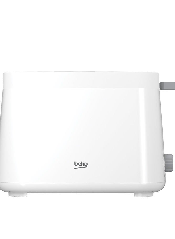 2 Slice Toaster, High lift function, Retractable crumb tray, 7 browning levels, Defrost Function 800 W TAM4220W White Creamy Color