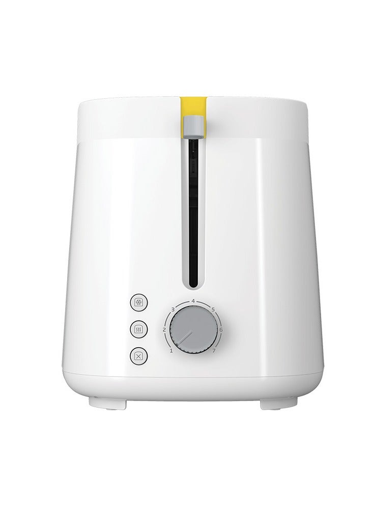 Beko 2 Slice Toaster, High lift function, Retractable crumb tray, 7 browning levels, Defrost Function 800 W TAM4220W White Creamy Color  - Image 2