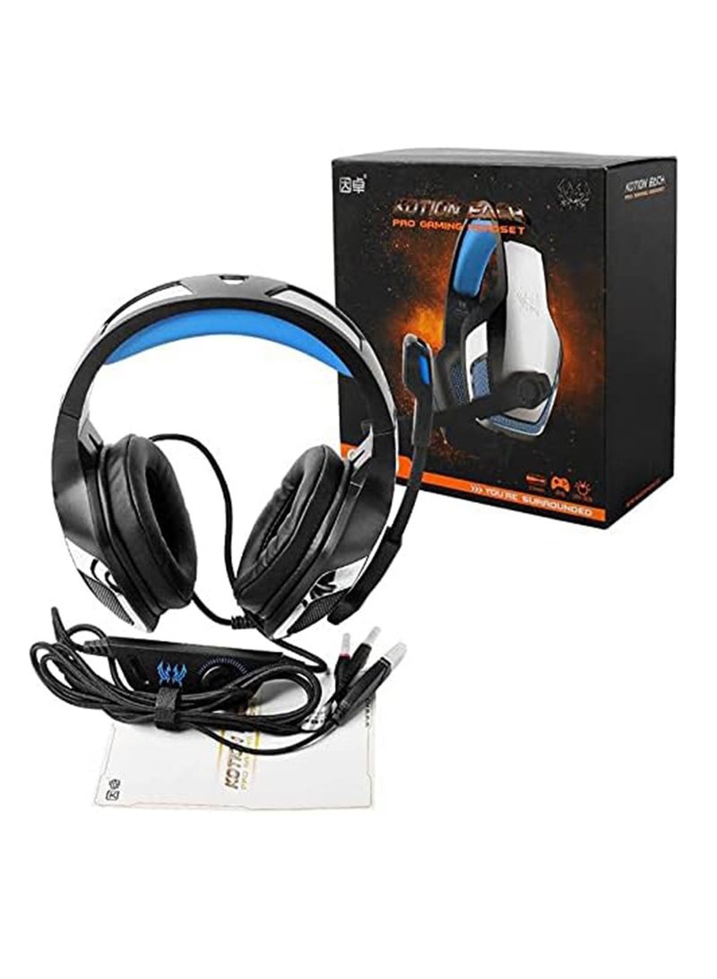 KOTION EACH - G5300 Gaming Headset with Microphone & LED Light for Computer (3.5mm) - Image 1