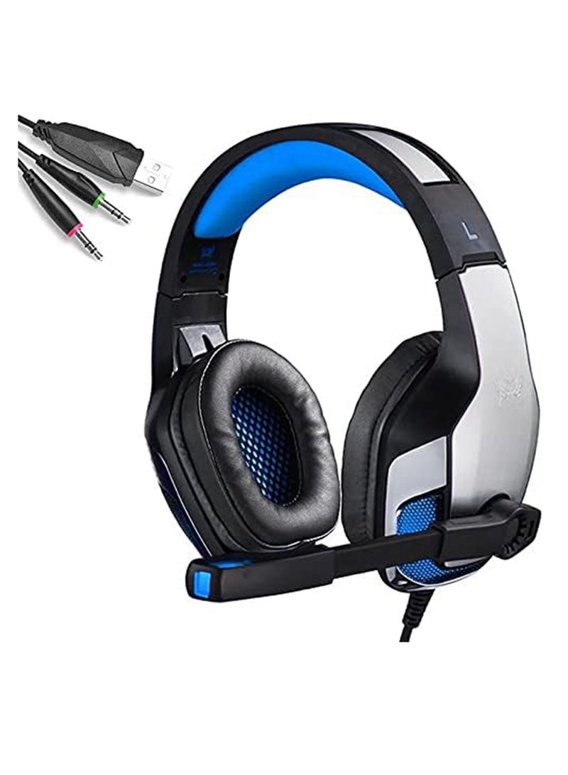 KOTION EACH - G5300 Gaming Headset with Microphone & LED Light for Computer (3.5mm) - Image 1
