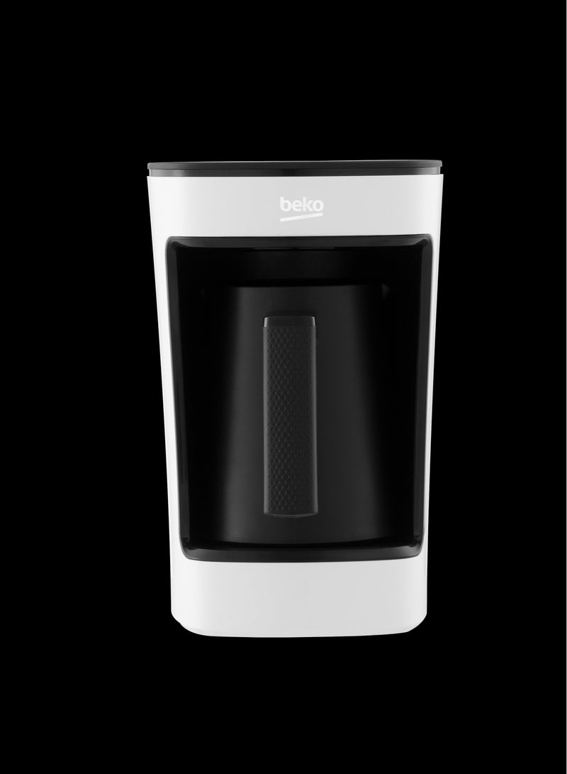 Beko Turkish Coffee Machine, 5 Cup Capacity, Anti Spill Technology, Audio Warning, One Touch Control, CookSense2, Delicious & Foamy Turkish Coffee 650 ml 580 W TKM2341W ‎White - Image 3