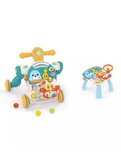 HUANGER Educational Musical Baby Walker 4 In 1 Multi Function Baby Walker  - Image 1