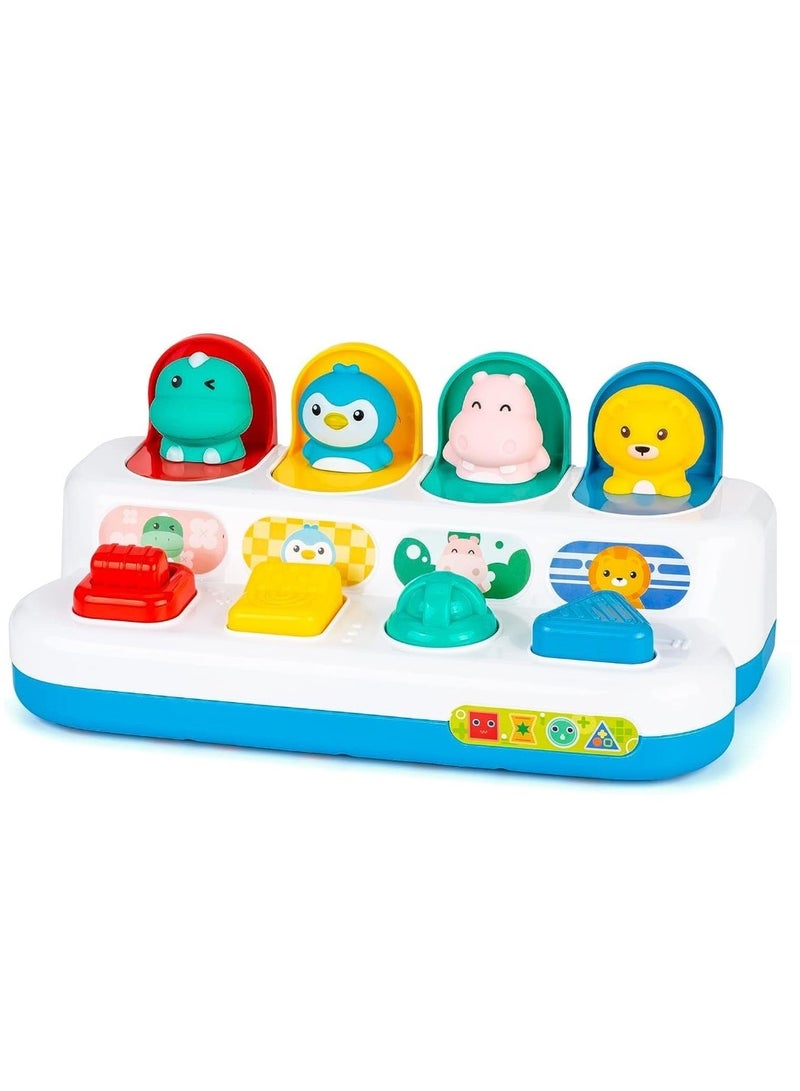 HUANGER Baby Pop-Up Peek A Boo Activity Vehicles Toy - Image 1