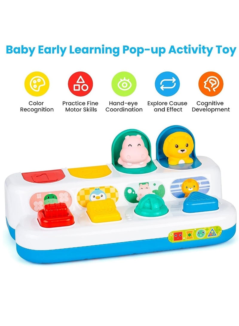 HUANGER Baby Pop-Up Peek A Boo Activity Vehicles Toy - Image 3
