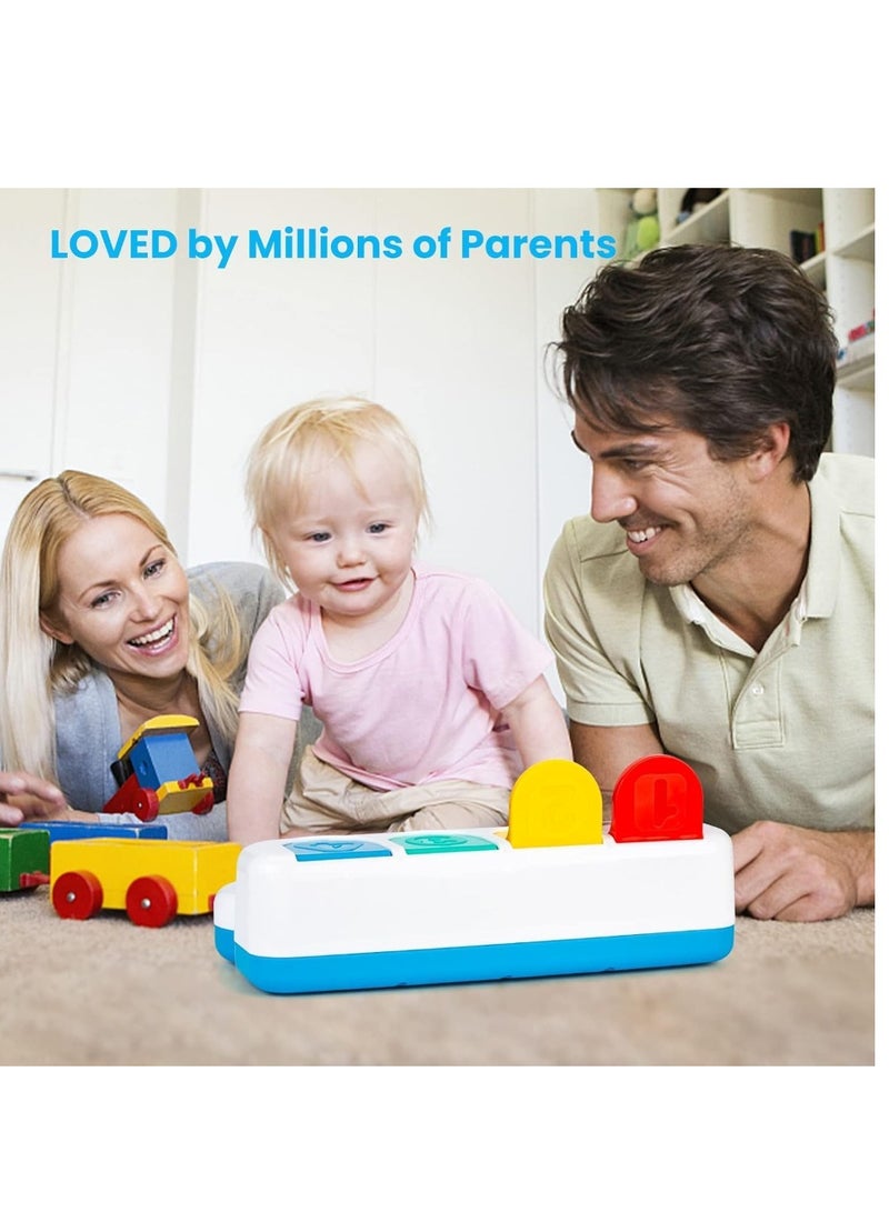 HUANGER Baby Pop-Up Peek A Boo Activity Vehicles Toy - Image 4